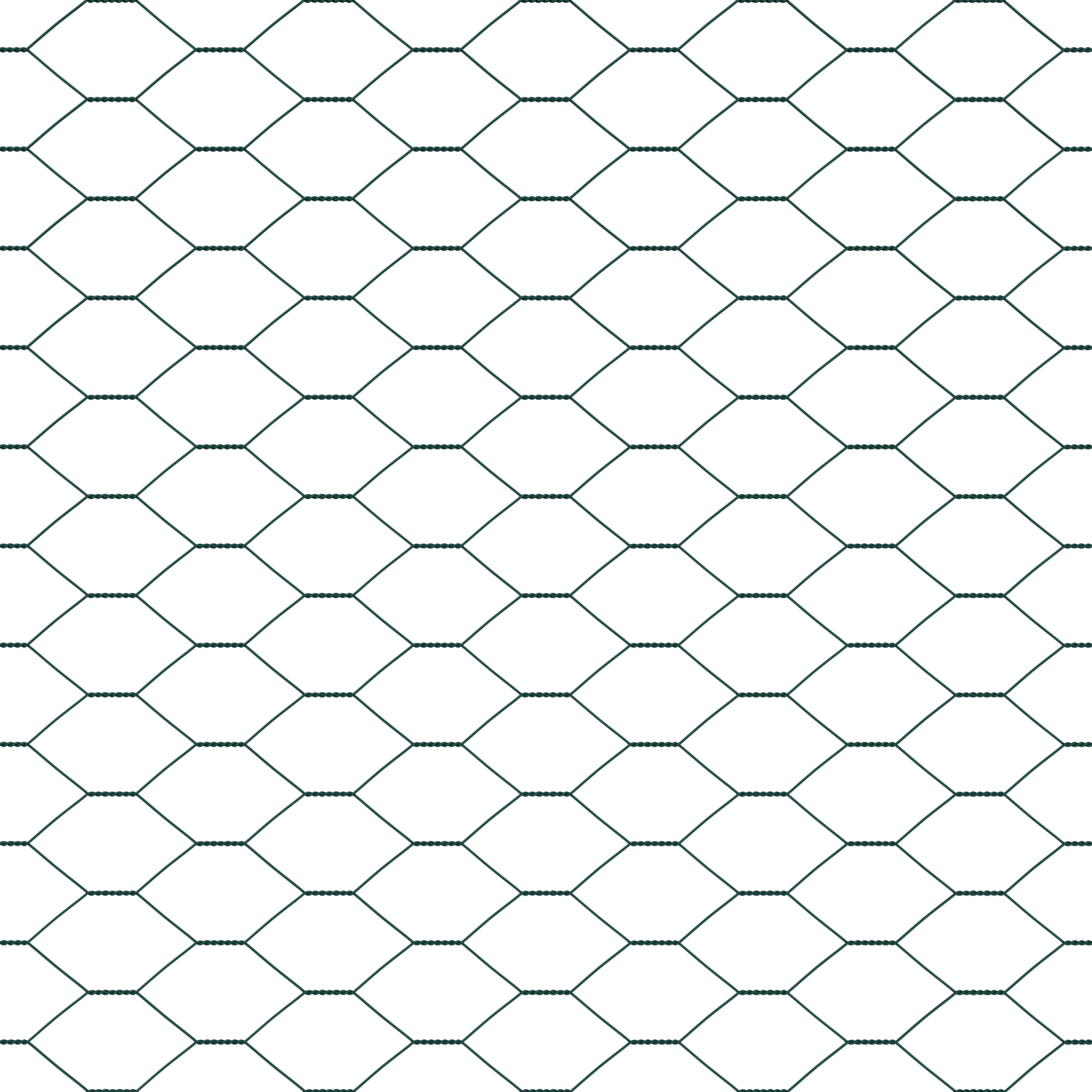 Gard hexagonal  verde 1x100 m oțel, Stâlpi gard  13 buc verde Ø32 mm 150 cm oțel galvanizat GartenMobel Dekor