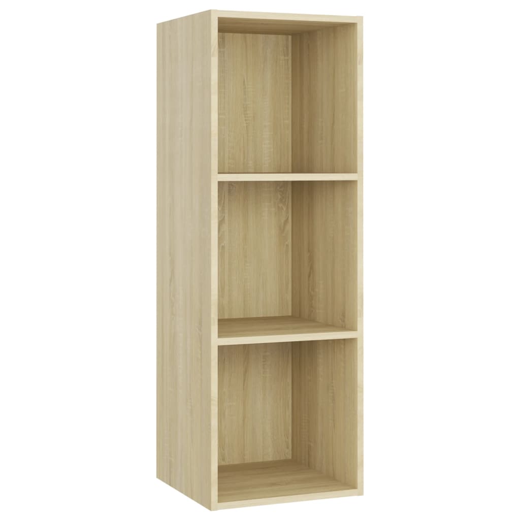 Dulapuri TV, 3 buc stejar sonoma, 107x35x37 cm, lemn prelucrat GartenMobel Dekor