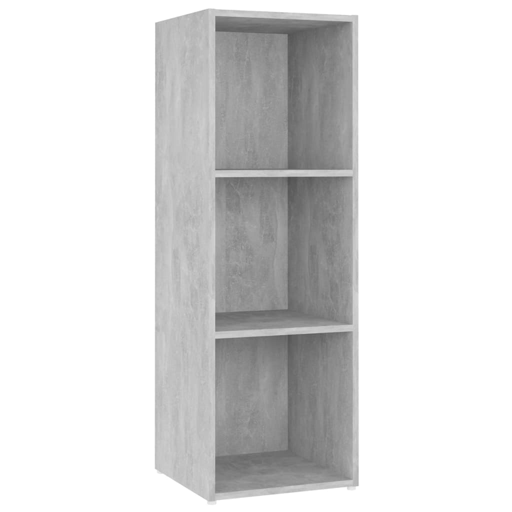 Dulapuri TV, 4 buc., gri beton, 107x35x37 cm, lemn prelucrat GartenMobel Dekor