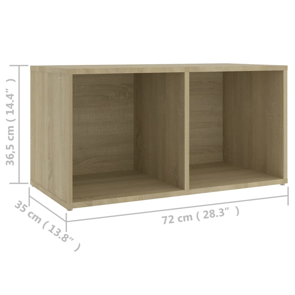 Set de dulapuri TV, 3 piese, stejar Sonoma, lemn prelucrat GartenMobel Dekor