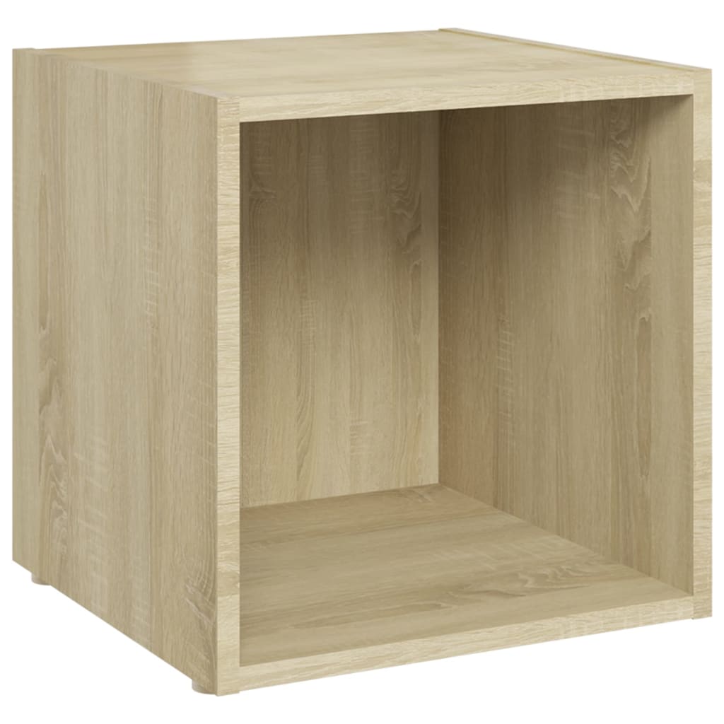 Set de dulapuri TV, 3 piese, stejar Sonoma, lemn prelucrat GartenMobel Dekor
