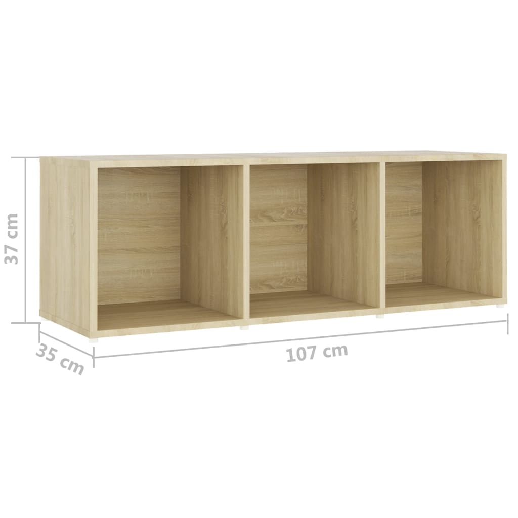 Set de dulapuri TV, 3 piese, stejar Sonoma, lemn prelucrat GartenMobel Dekor