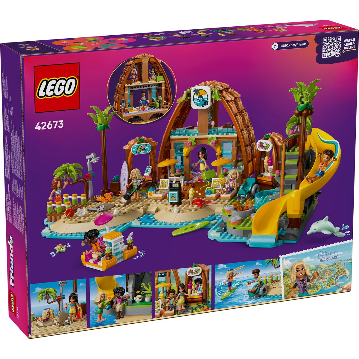 LEGO FRIENDS STATIUNE DE PE LITORAL PENTRU VACANTA CU FAMILIA 42673 SuperHeroes ToysZone