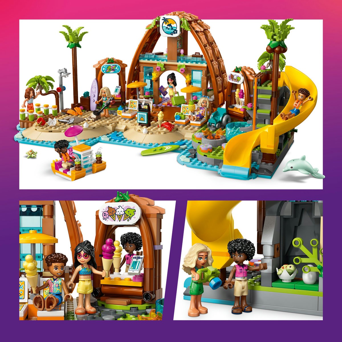 LEGO FRIENDS STATIUNE DE PE LITORAL PENTRU VACANTA CU FAMILIA 42673 SuperHeroes ToysZone