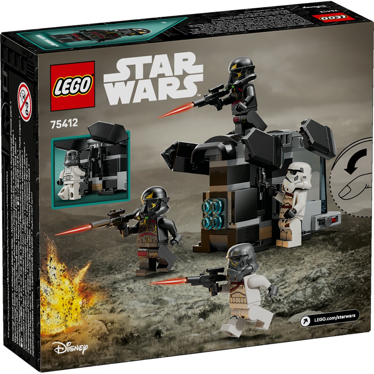LEGO STAR WARS PACHET DE LUPTA SOLDATI AI MORTII SI SOLDATI AI NOPTII 75412 SuperHeroes ToysZone