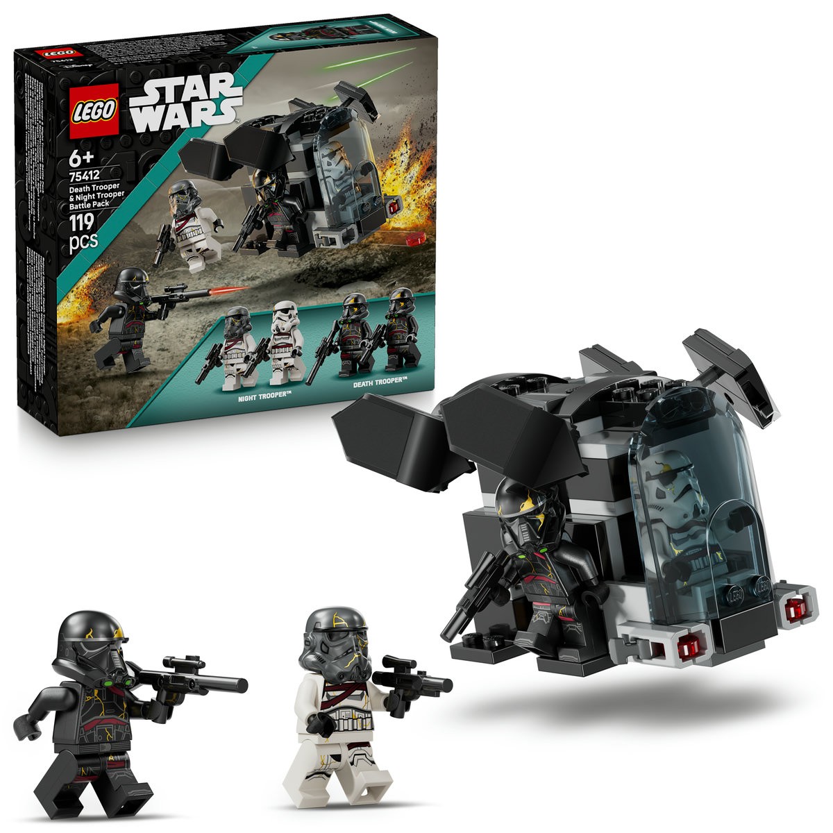 LEGO STAR WARS PACHET DE LUPTA SOLDATI AI MORTII SI SOLDATI AI NOPTII 75412 SuperHeroes ToysZone
