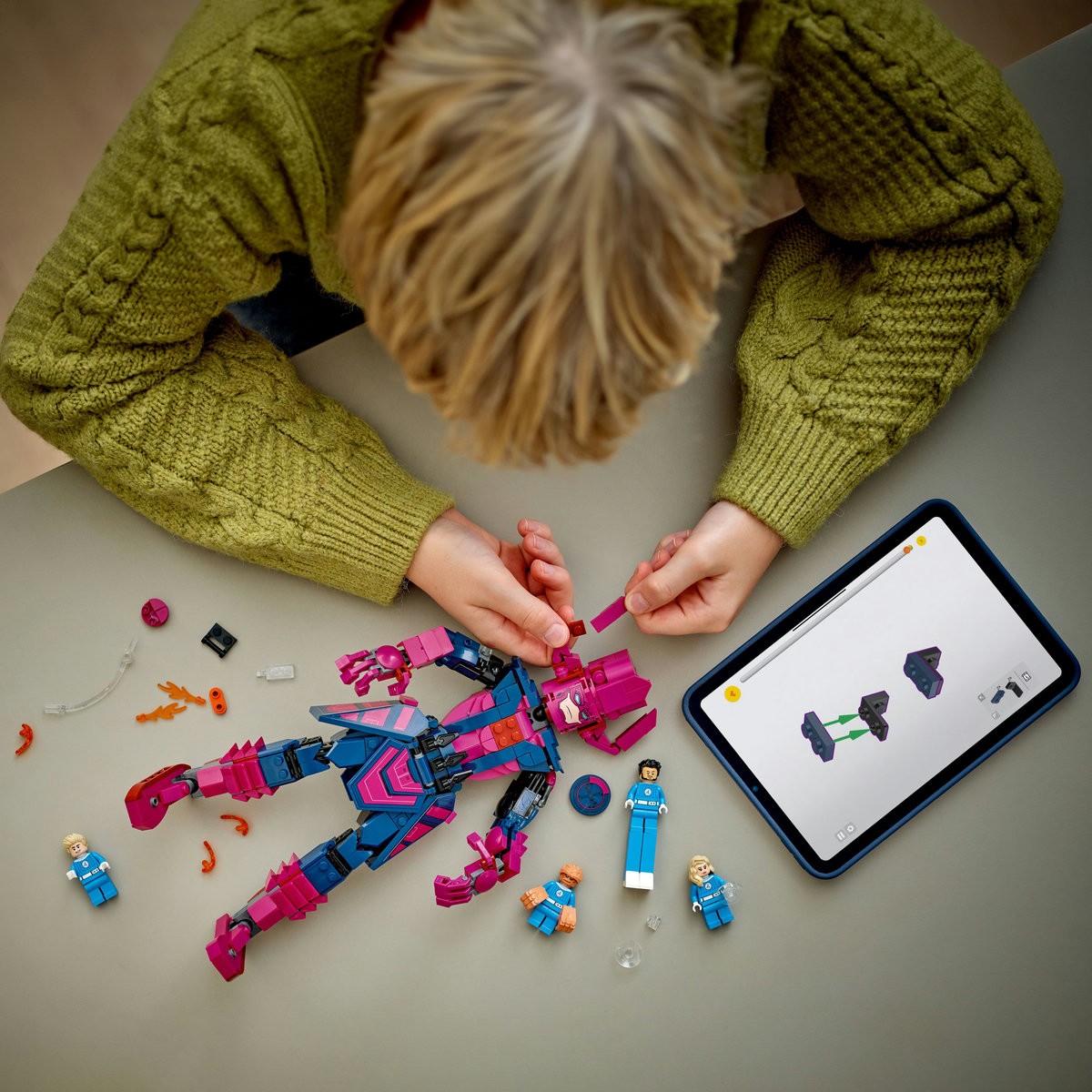 LEGO SUPER HEROES FIGURINA DE CONSTRUCIE CEI 4 FANTASTICI VS GALACTUS 76316 SuperHeroes ToysZone