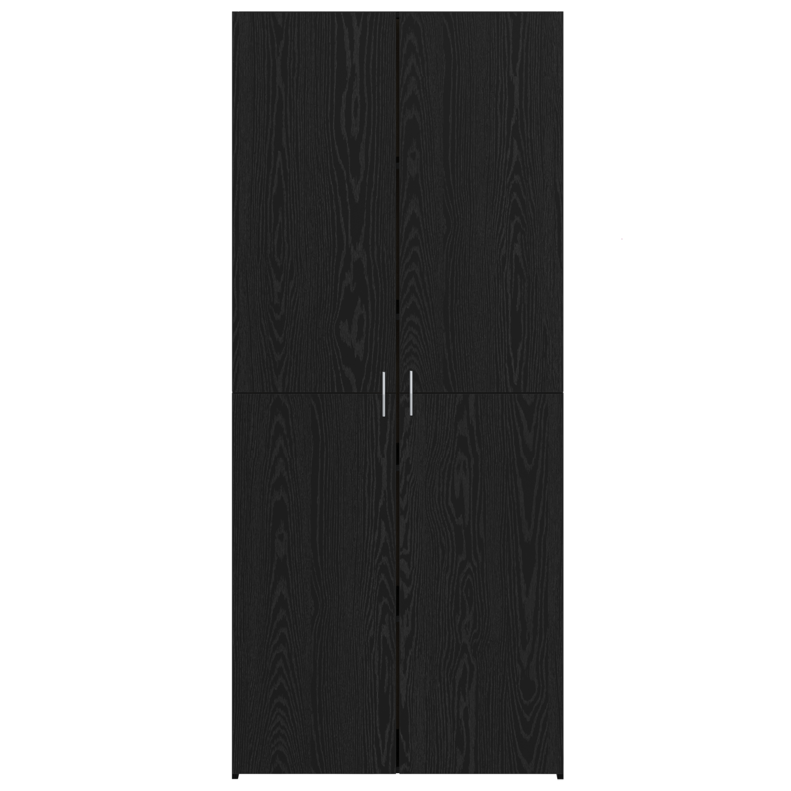 Bufet înalt Stejar negru 40x42.5x185 cm Lemn solid GartenMobel Dekor