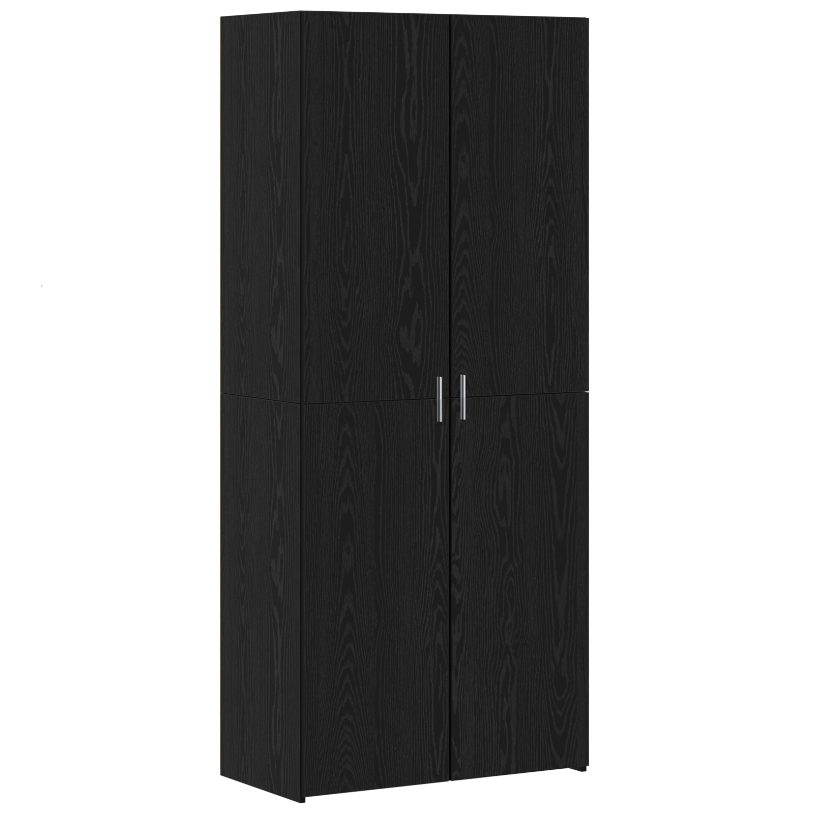 Bufet înalt Stejar negru 40x42.5x185 cm Lemn solid GartenMobel Dekor