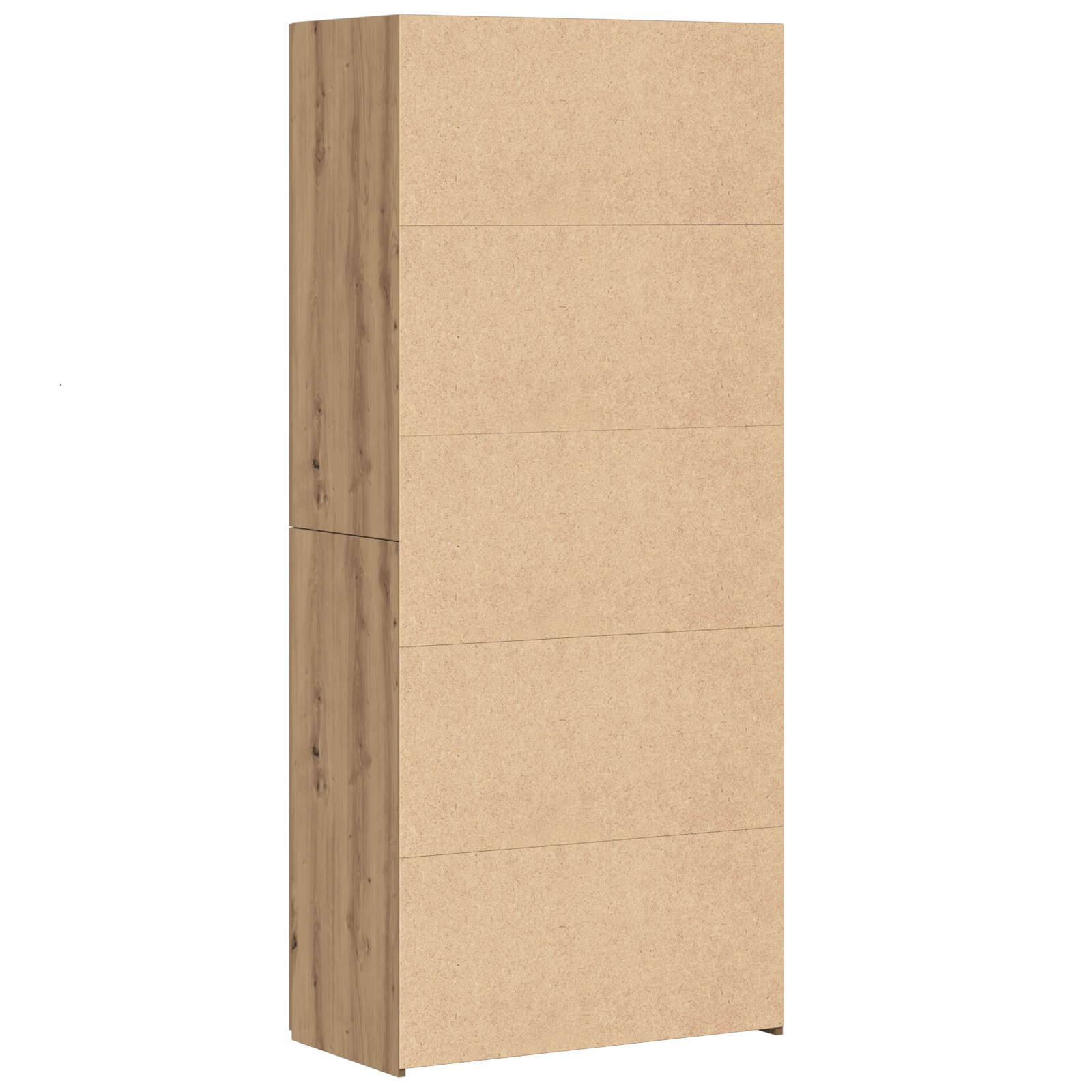 Bufet înalt din stejar artizanal 40x42.5x185 cm lemn ingineresc GartenMobel Dekor