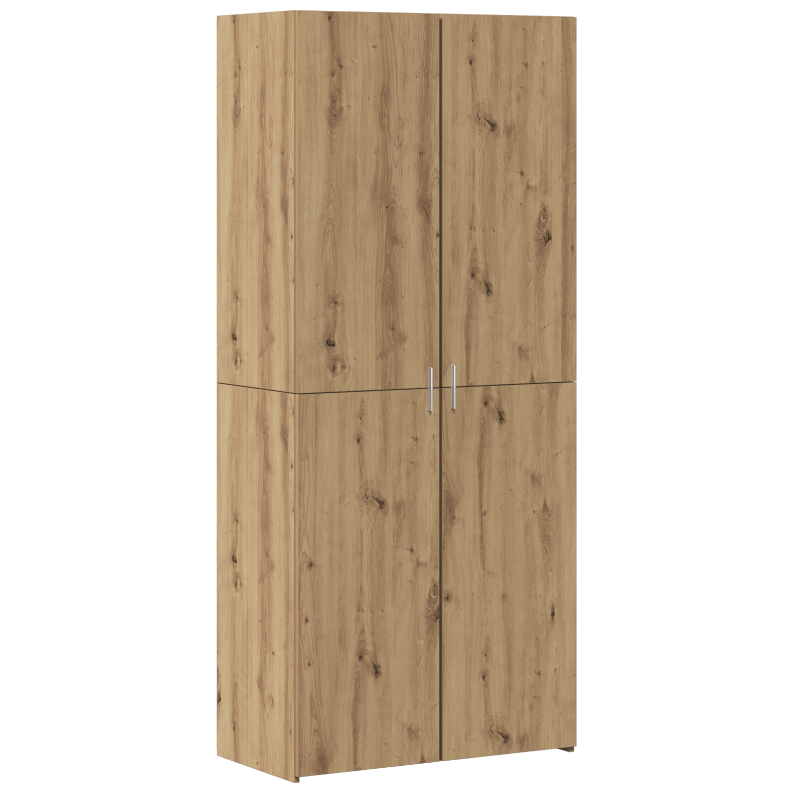 Bufet înalt din stejar artizanal 40x42.5x185 cm lemn ingineresc GartenMobel Dekor