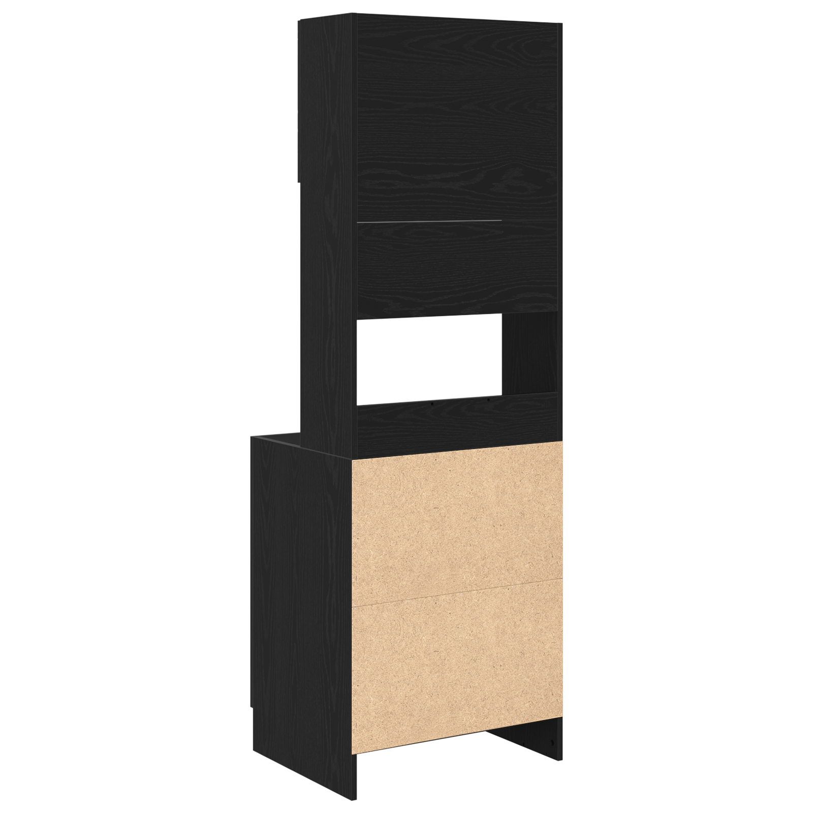 Dulap de bucătărie Stejar negru 60x50x180 cm Lemn ingineresc GartenMobel Dekor