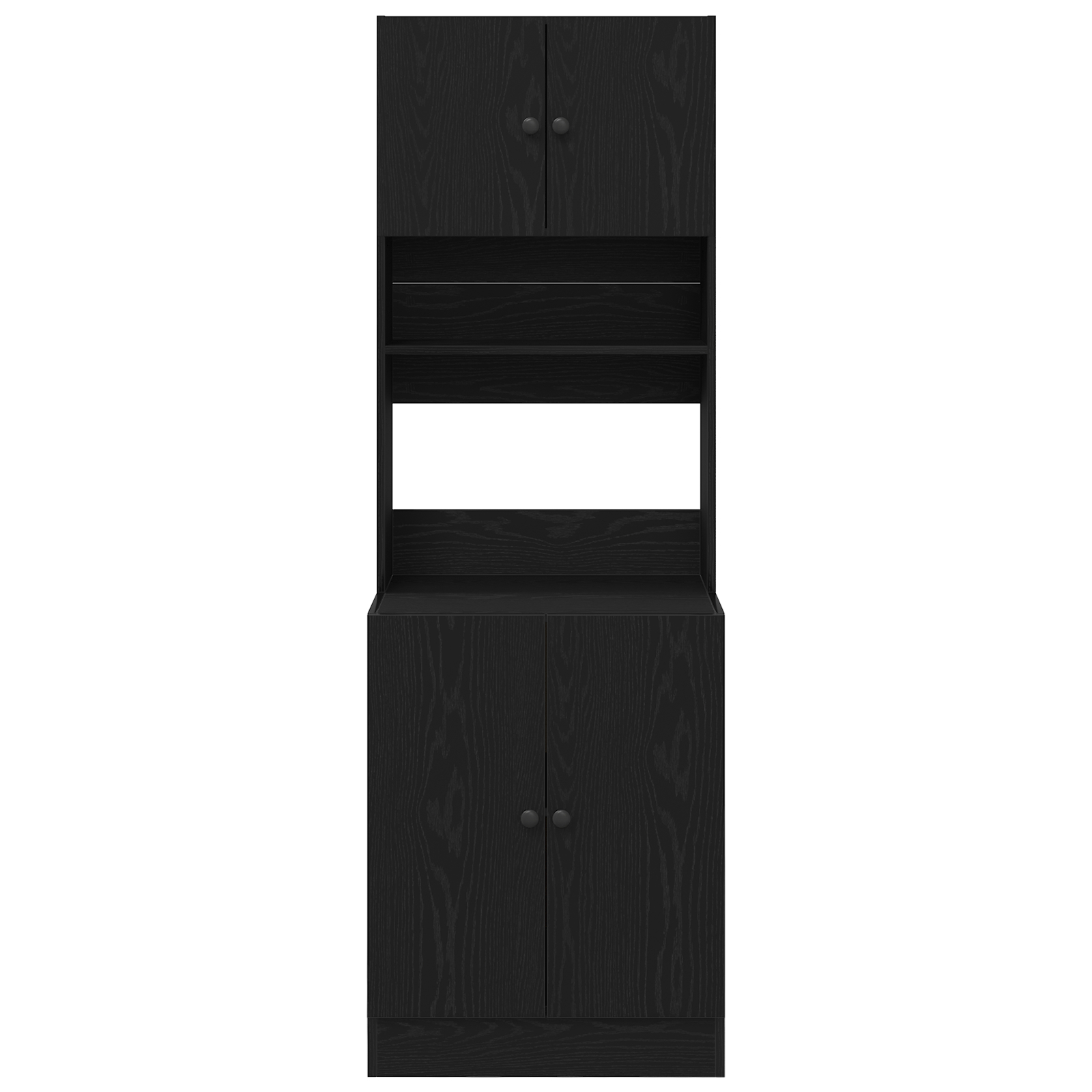 Dulap de bucătărie Stejar negru 60x50x180 cm Lemn ingineresc GartenMobel Dekor