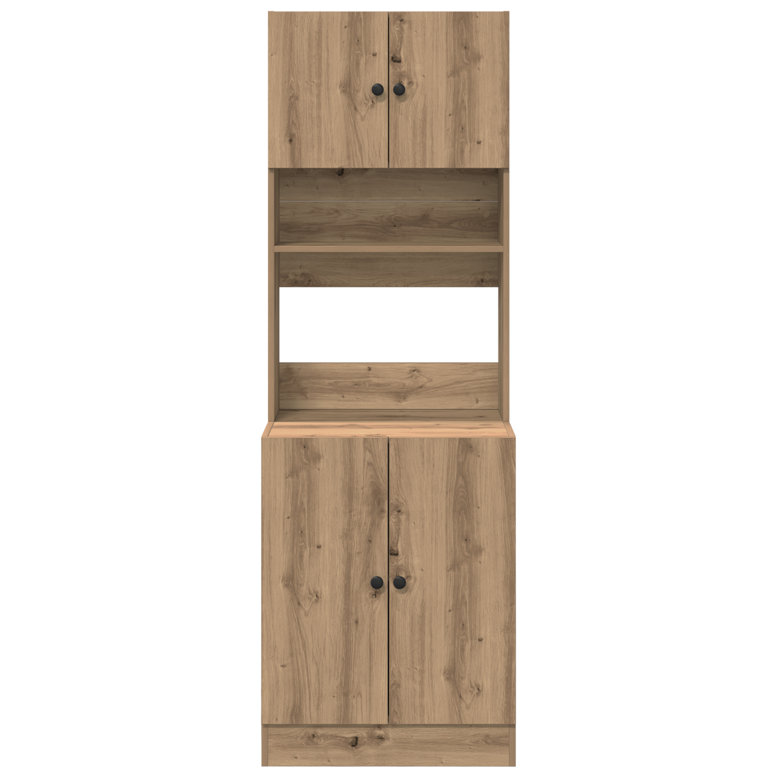Dulap de bucătărie din stejar artizanal 60x50x180 cm Lemn compus GartenMobel Dekor