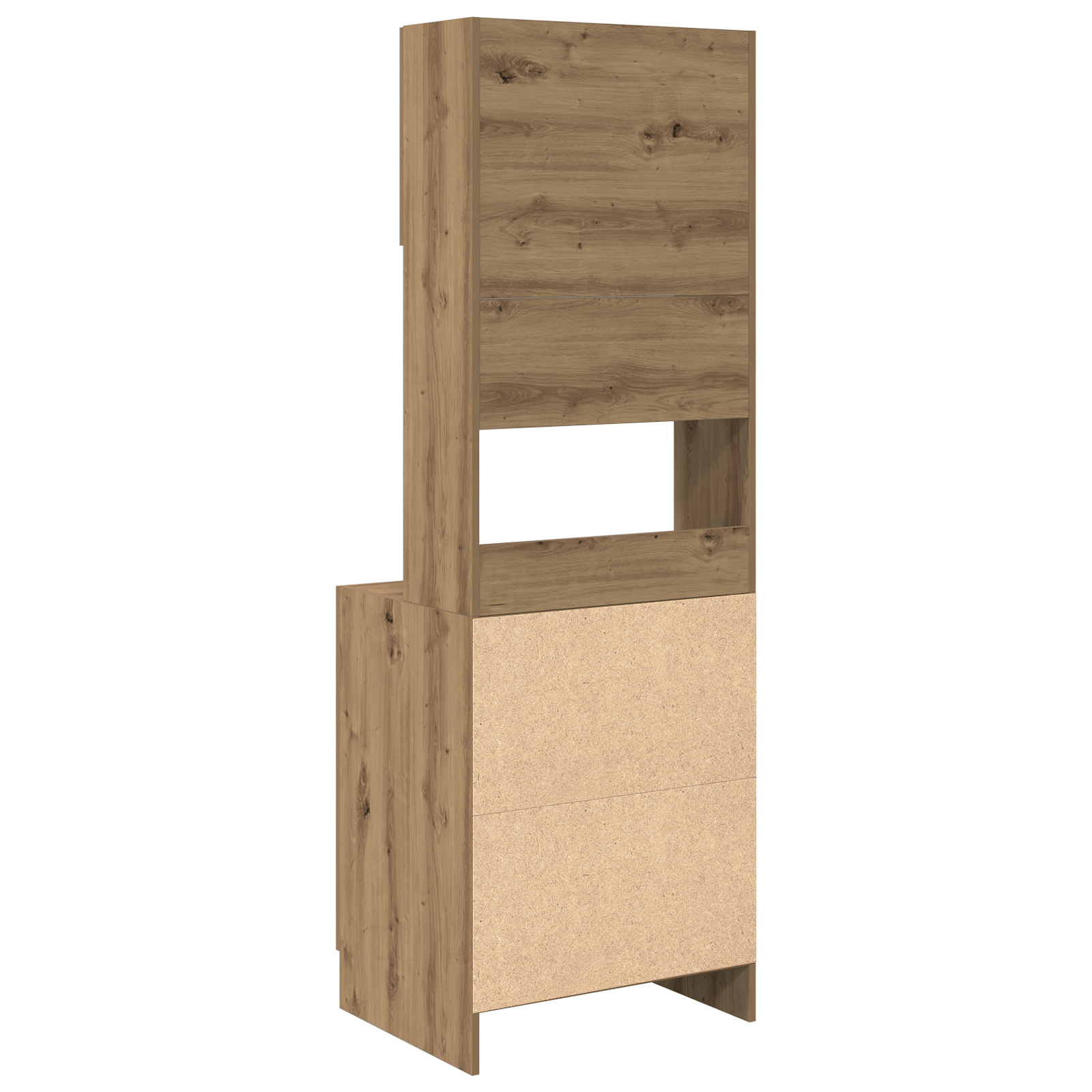 Dulap de bucătărie din stejar artizanal 60x50x180 cm Lemn compus GartenMobel Dekor