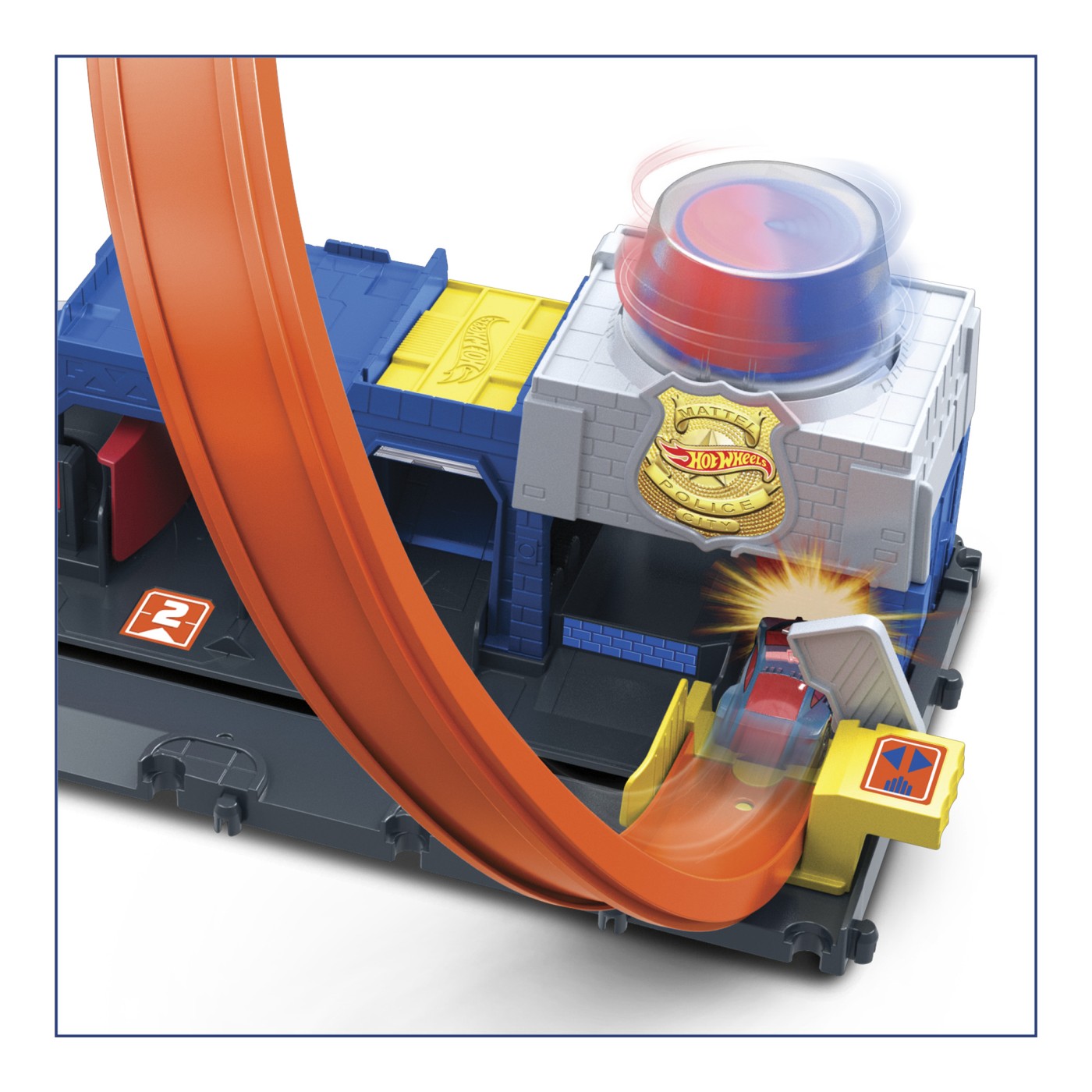 HOT WHEELS CITY SET DE JOACA SUPER STATIE DE POLITIE SuperHeroes ToysZone