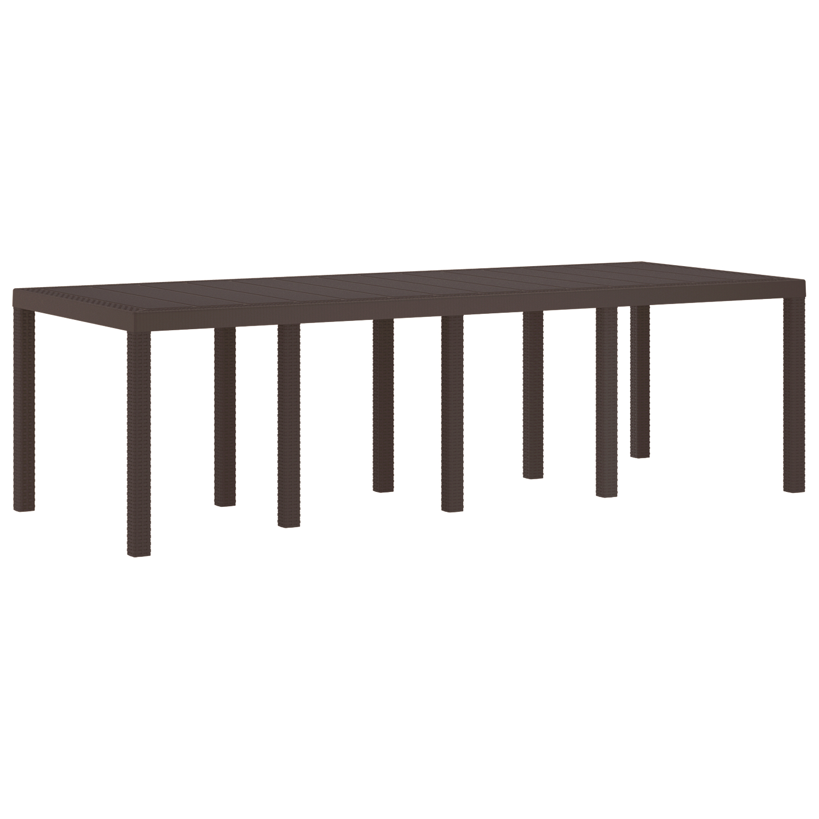 Masă de Grădină  Maro 250x100x73 cm Poly Rattan, Masă de Grădină  Maro 100x100x73 cm Poly Rattan, Masă de Grădină  Maro 150x100x73 cm Poly Rattan GartenMobel Dekor