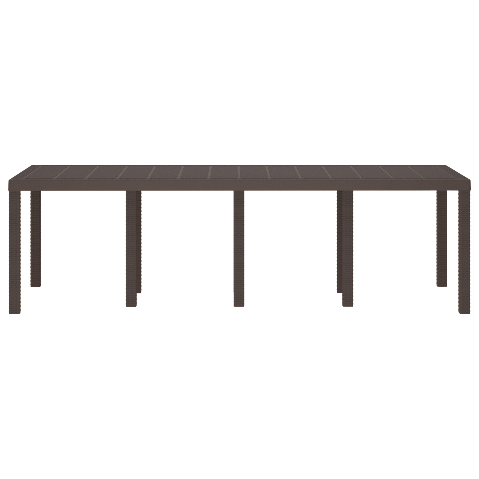 Masă de Grădină  Maro 250x100x73 cm Poly Rattan, Masă de Grădină  Maro 100x100x73 cm Poly Rattan, Masă de Grădină  Maro 150x100x73 cm Poly Rattan GartenMobel Dekor