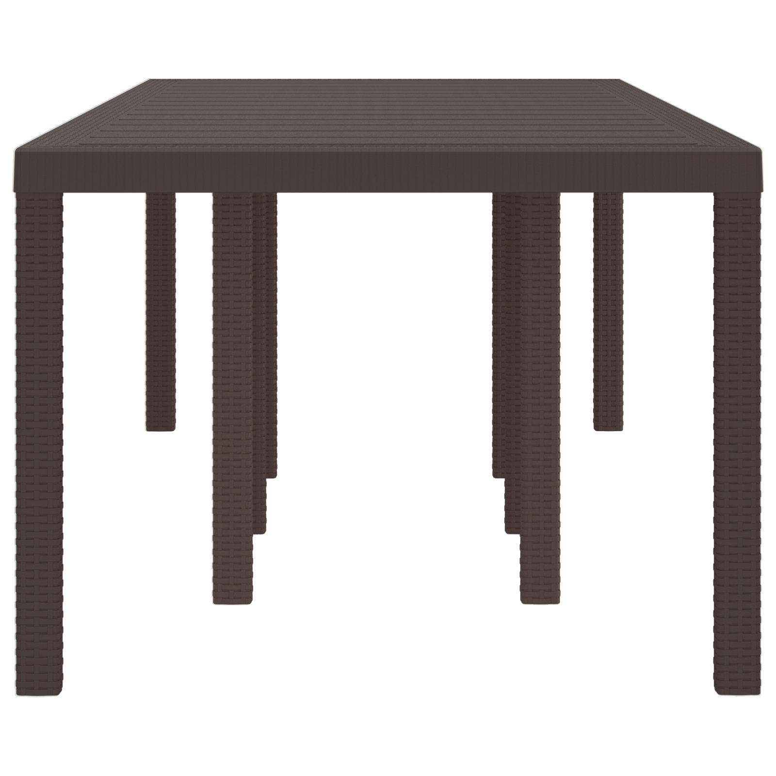Masă de Grădină  Maro 250x100x73 cm Poly Rattan, Masă de Grădină  Maro 100x100x73 cm Poly Rattan, Masă de Grădină  Maro 150x100x73 cm Poly Rattan GartenMobel Dekor