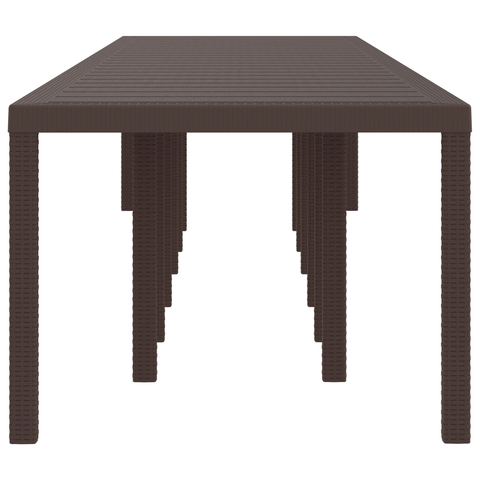 Masă de grădină  Maro 400x100x73 cm Poly Rattan, Masă de grădină  Maro 250x100x73 cm Poly Rattan, Masă de grădină  Maro 150x100x73 cm Poly Rattan GartenMobel Dekor