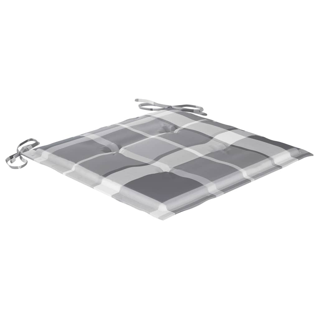 Scaune de grădină stivuibile cu perne, 6 buc., lemn masiv tec GartenMobel Dekor