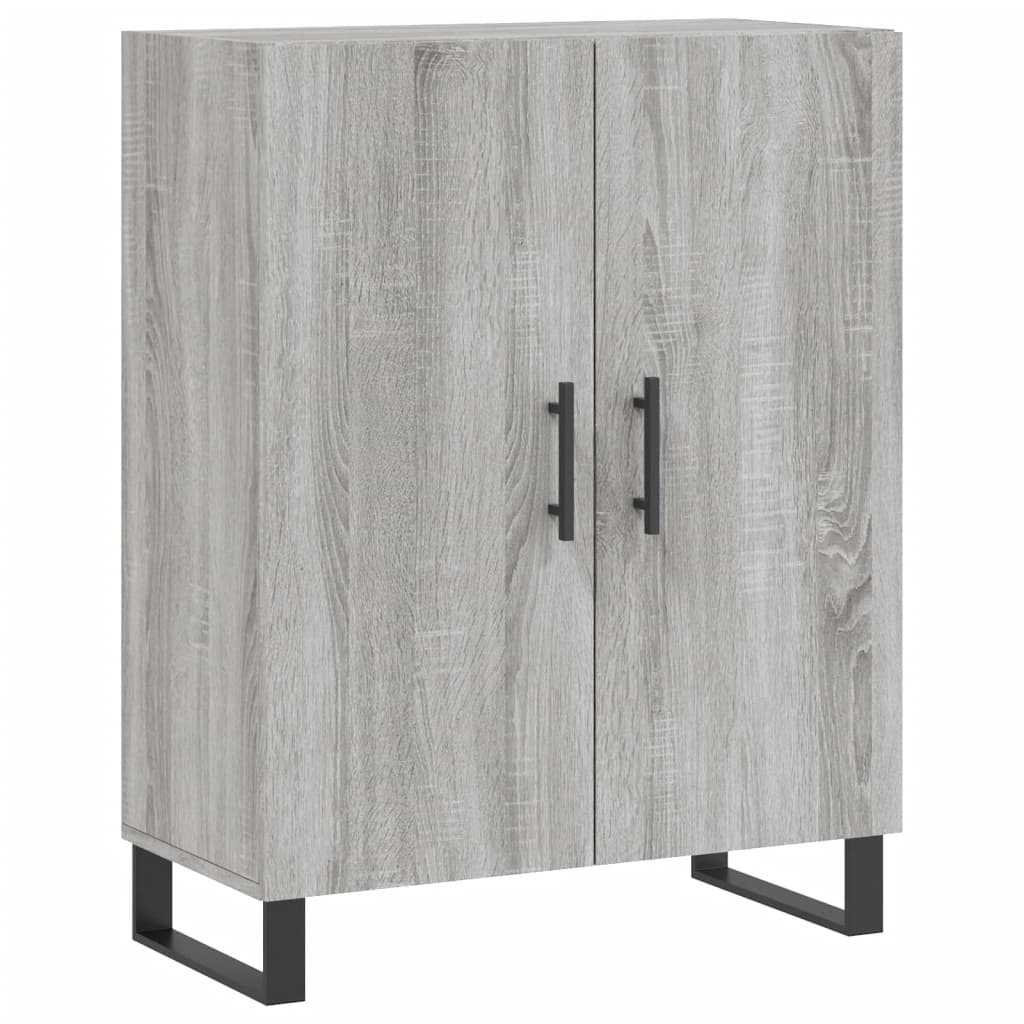 Dulap înalt, gri sonoma, 69,5x34x180 cm, lemn compozit GartenMobel Dekor