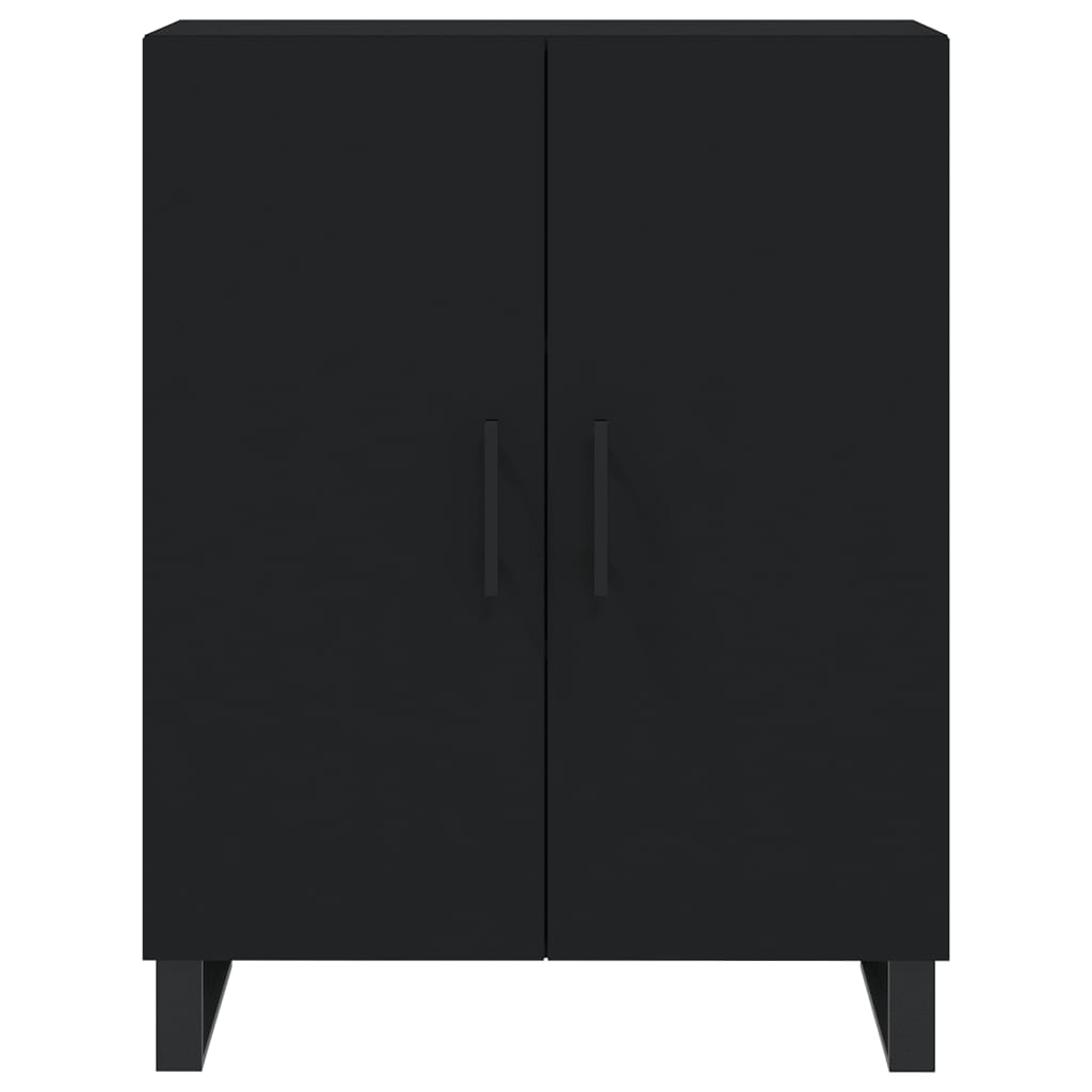 Dulap înalt, negru, 69,5x34x180 cm, lemn compozit GartenMobel Dekor