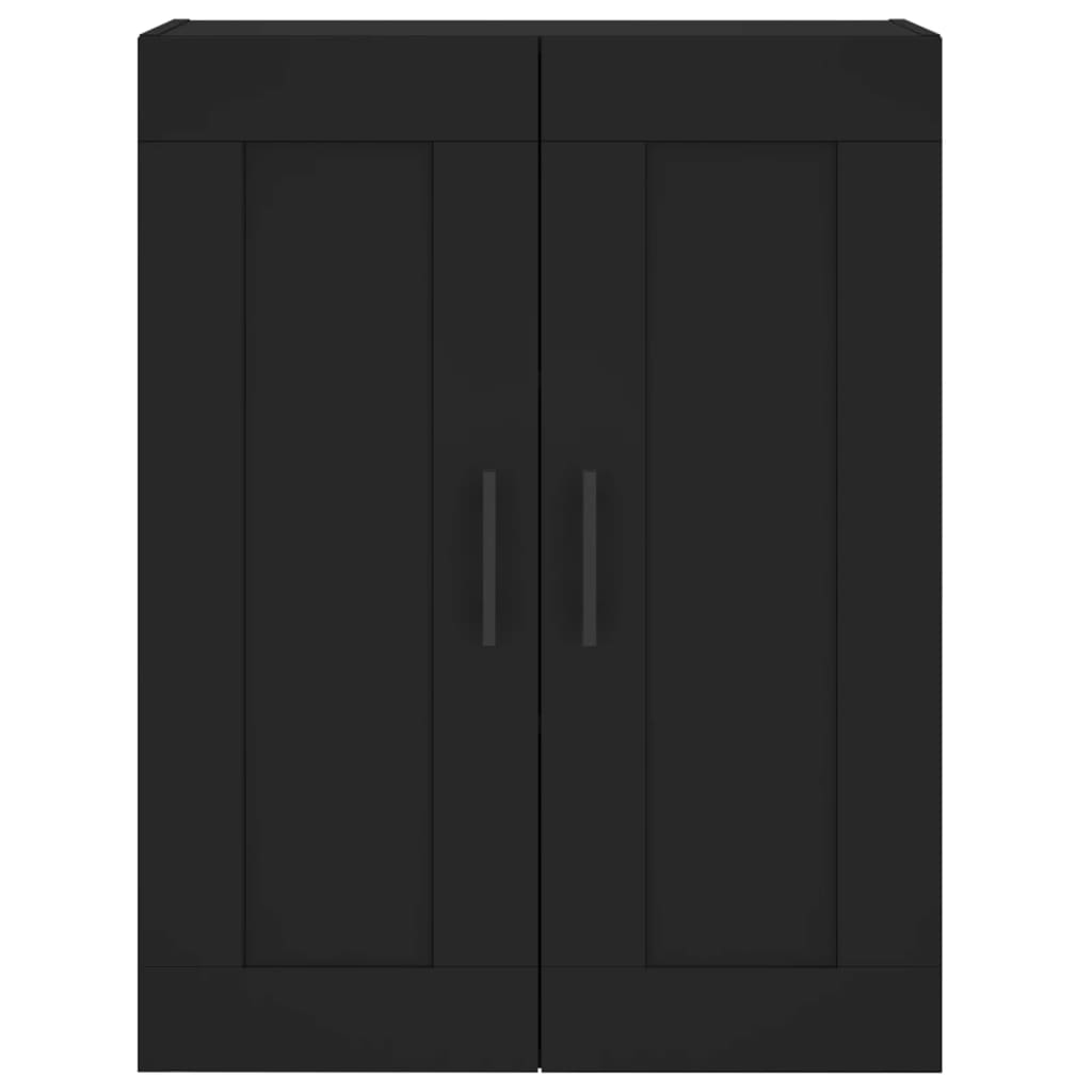 Dulap înalt, negru, 69,5x34x180 cm, lemn compozit GartenMobel Dekor