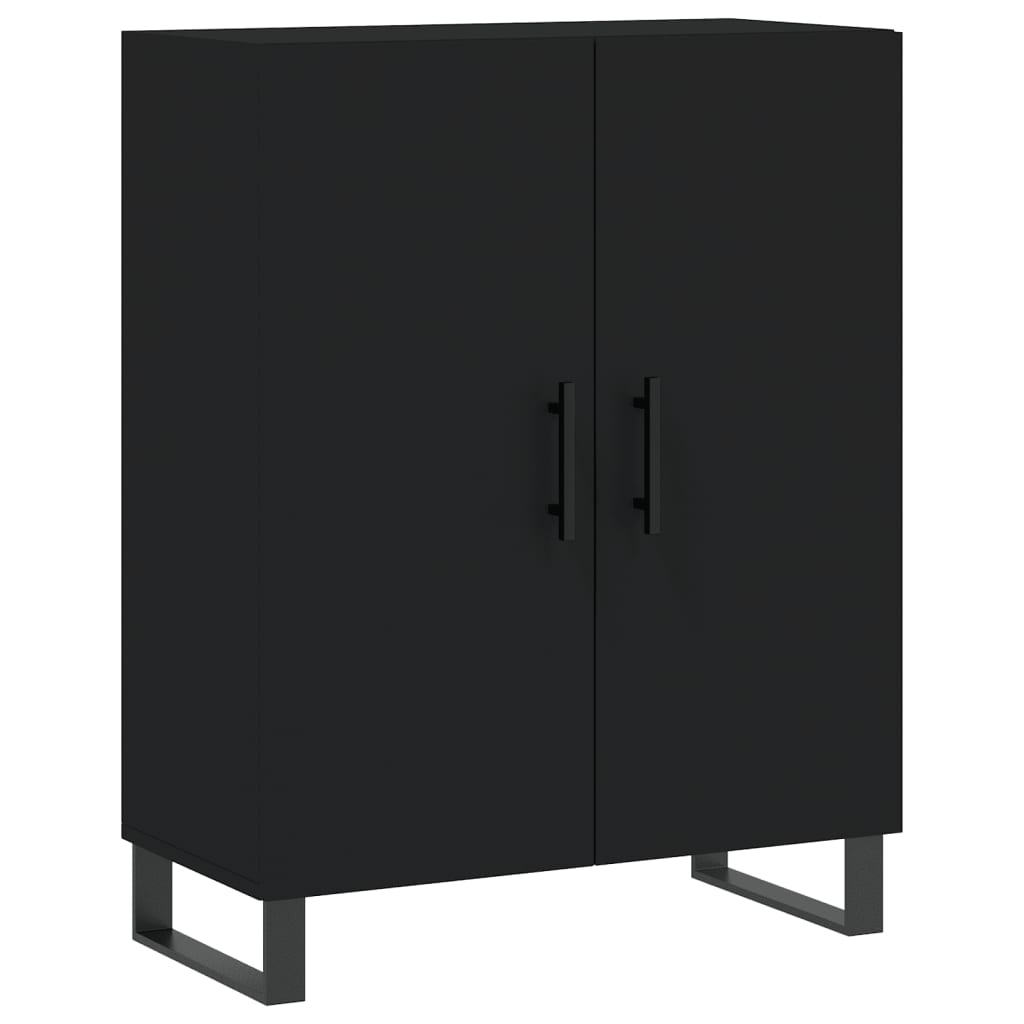 Dulap înalt, negru, 69,5x34x180 cm, lemn compozit GartenMobel Dekor