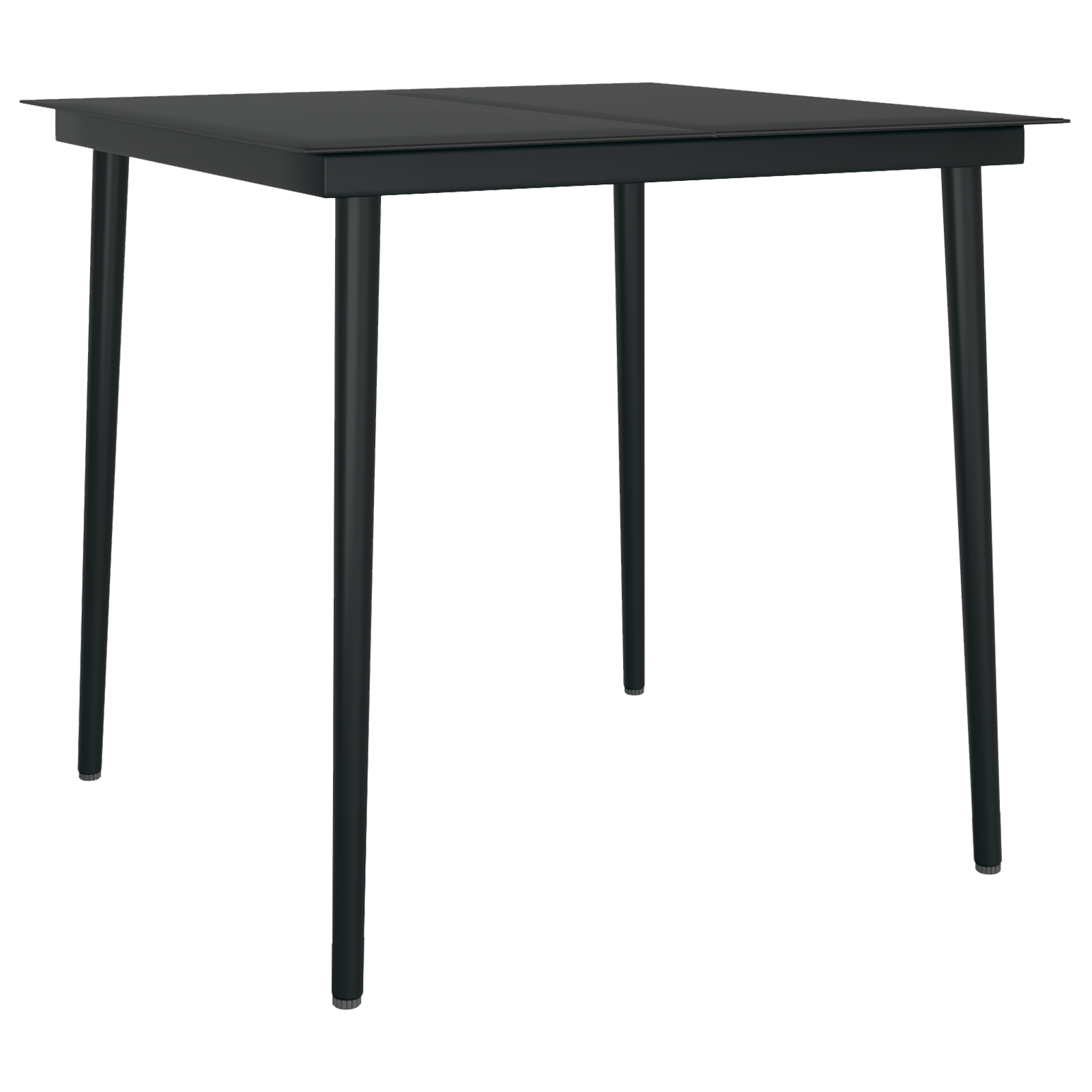 Set de dining pentru grădină 3 piese gri din ratan poliester GartenMobel Dekor