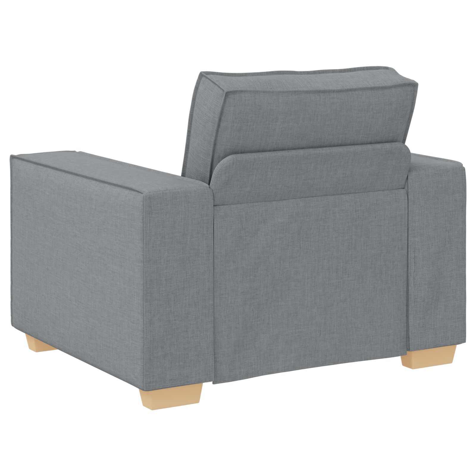 Set canapea, 3 piese, perne gri deschis, textil GartenMobel Dekor