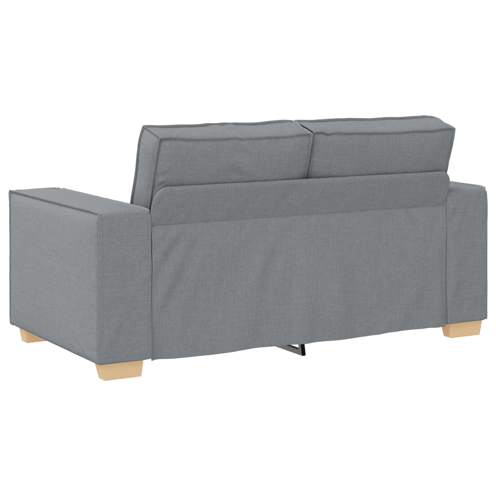 Set canapea, 3 piese, perne gri deschis, textil GartenMobel Dekor