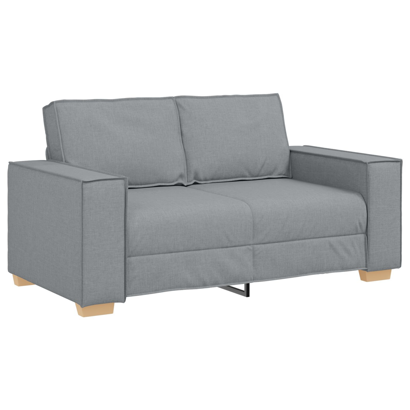 Set canapea, 3 piese, perne gri deschis, textil GartenMobel Dekor