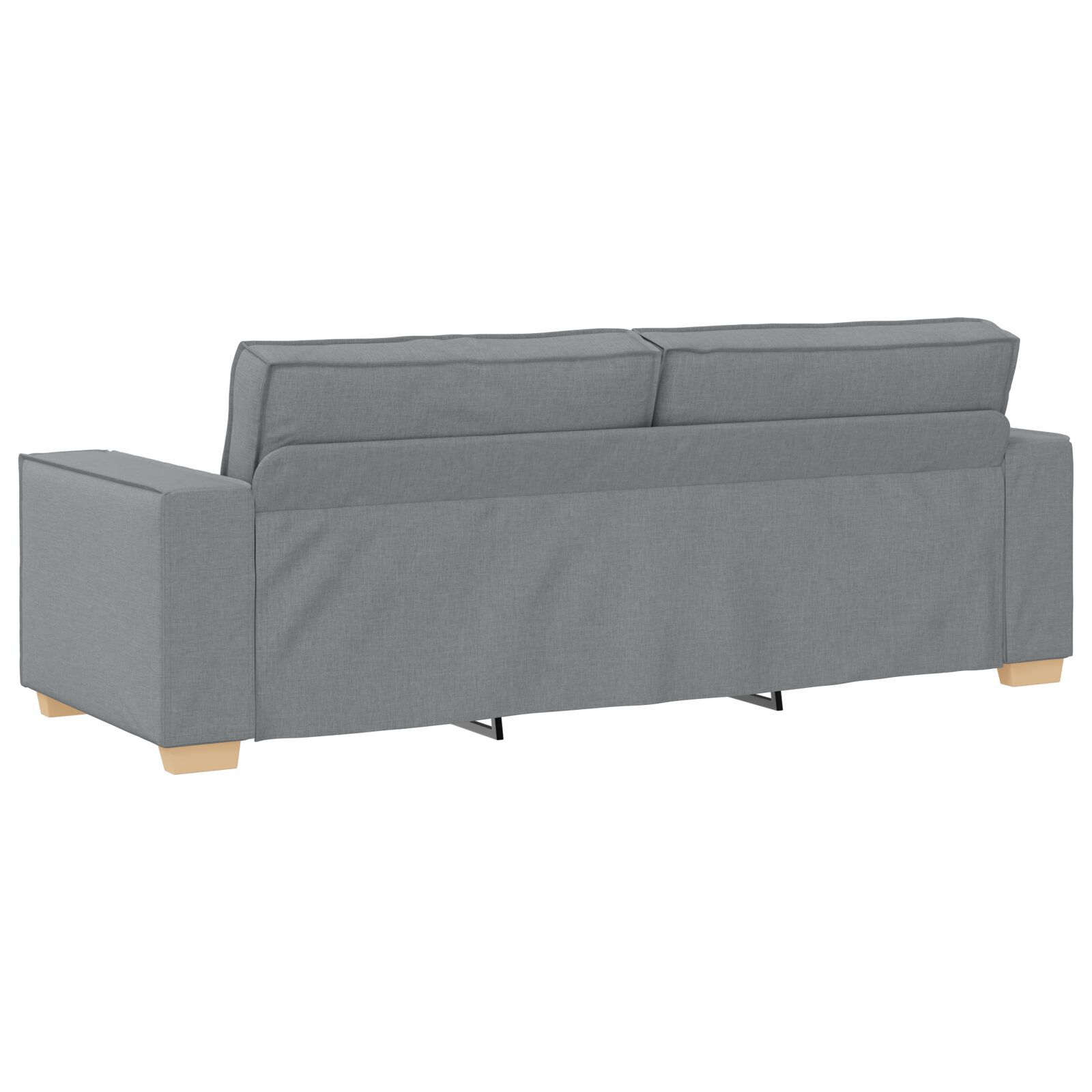 Set canapea, 3 piese, perne gri deschis, textil GartenMobel Dekor