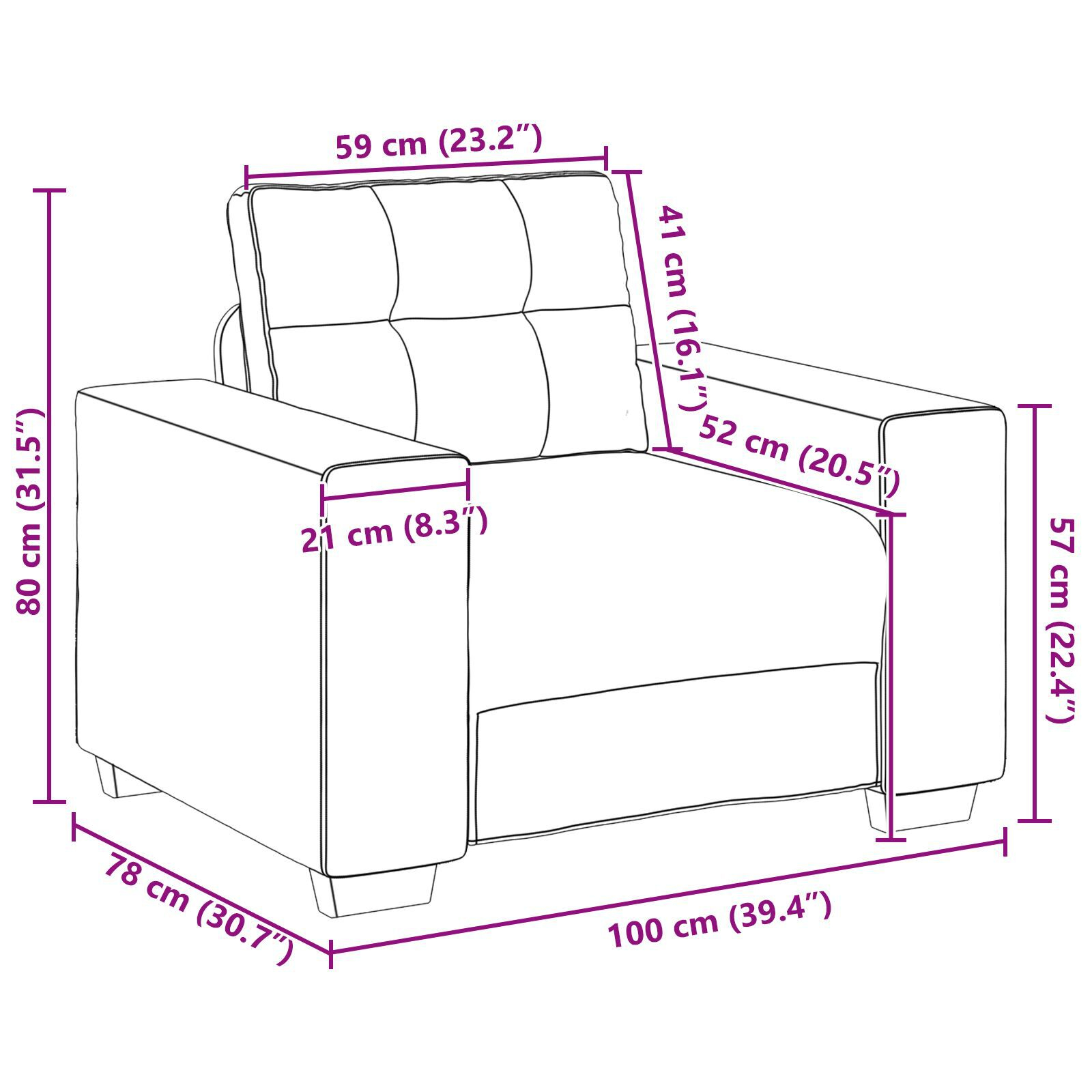 Set canapea, 3 piese, perne negre, catifea GartenMobel Dekor