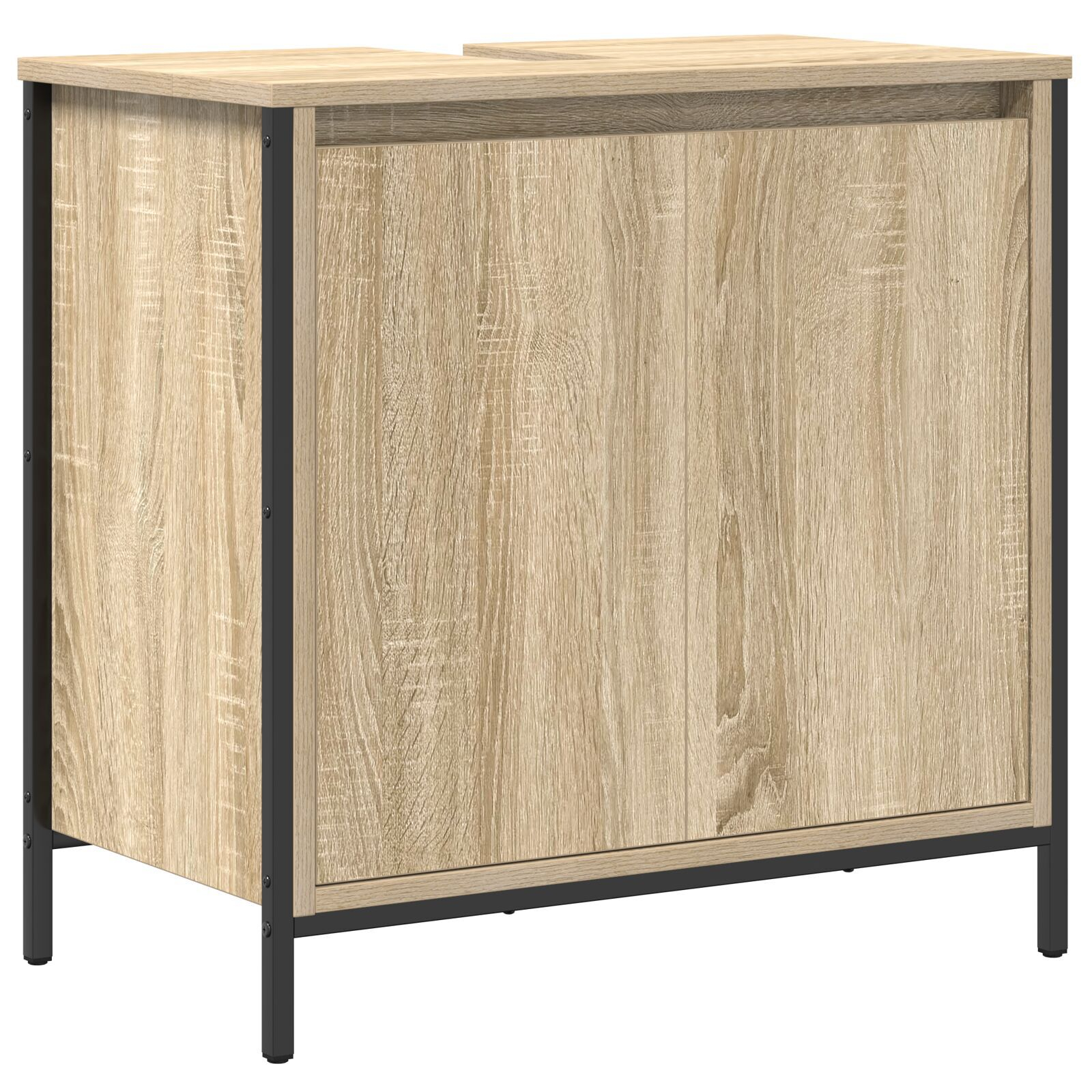 Set mobilier baie din lemn prelucrat în stejar sonoma GartenMobel Dekor