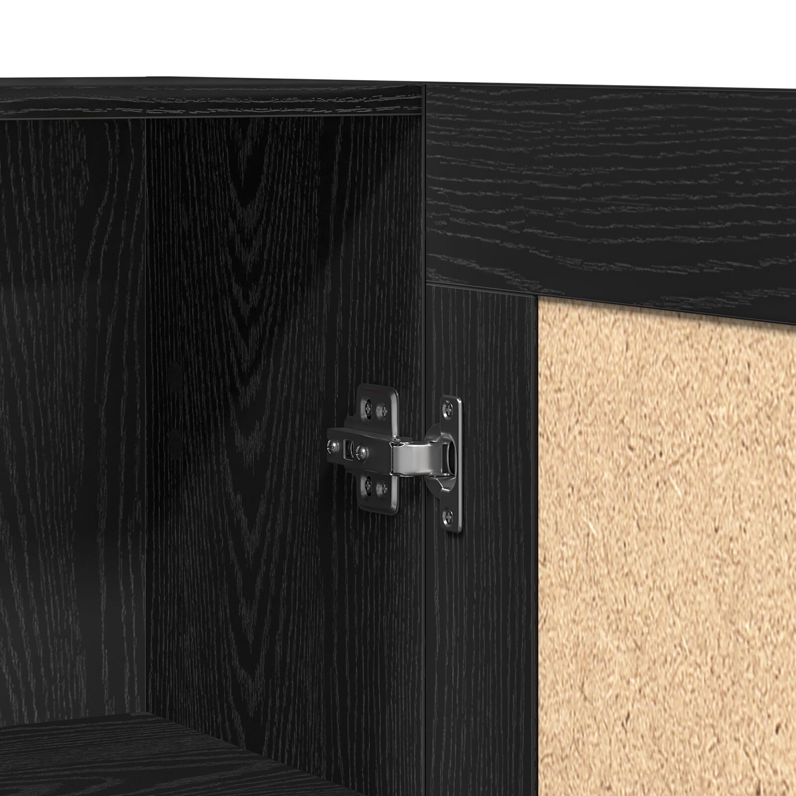 Set de biblioteci  2 buc Negru Stejar 165x30,5x150 cm Lemn prelucrat GartenMobel Dekor
