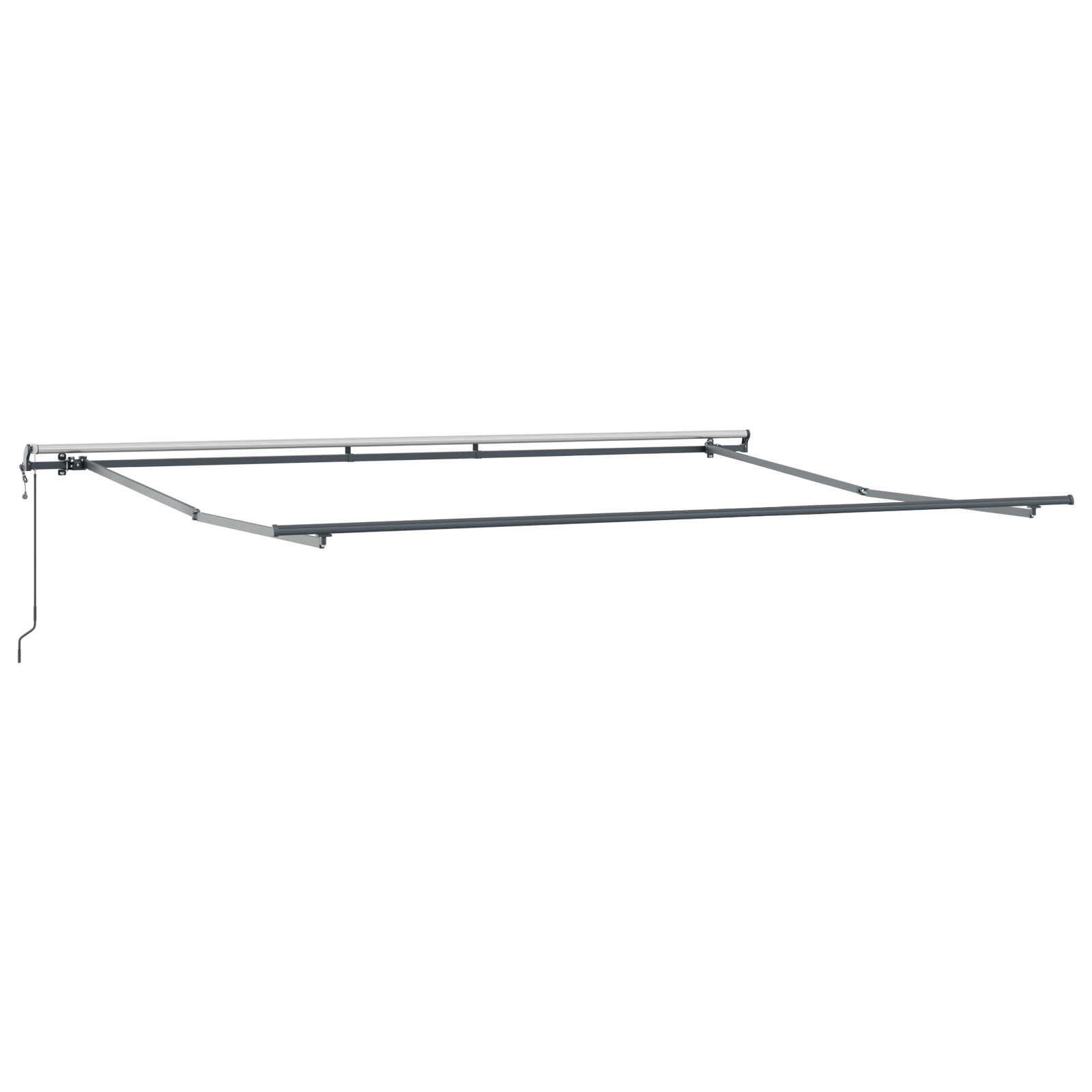 Marchiză automată retractabilă roșie 400x300 cm,  Material de înlocuire pentru marchiză 4x3 m cadru roșu GartenMobel Dekor