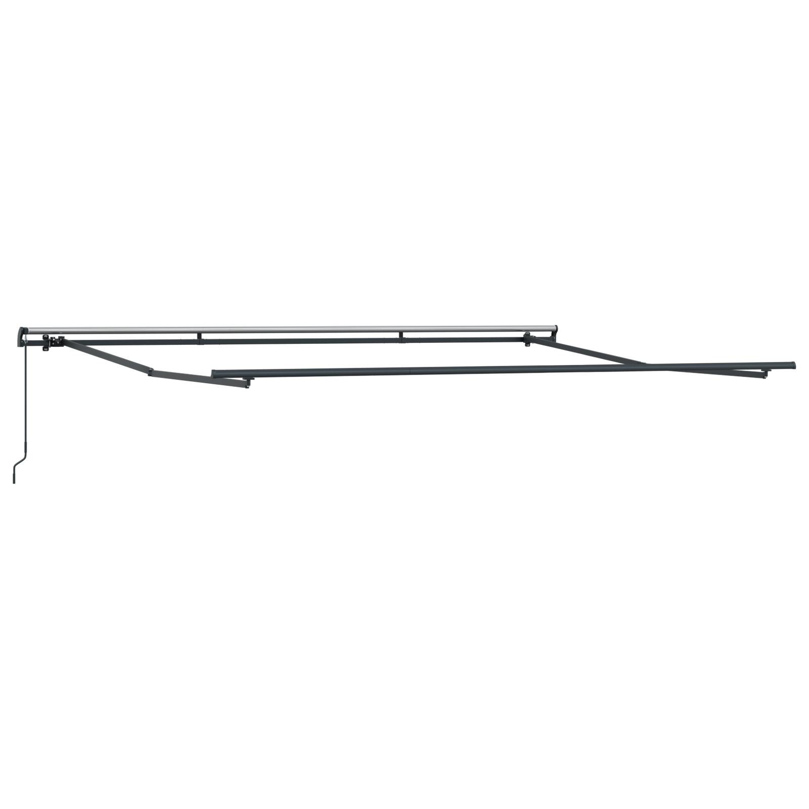 Marcheză manuală retractabilă gri deschis 400x300 cm, Material de înlocuire pentru marcheză pentru cadru de 4x3 m gri deschis GartenMobel Dekor