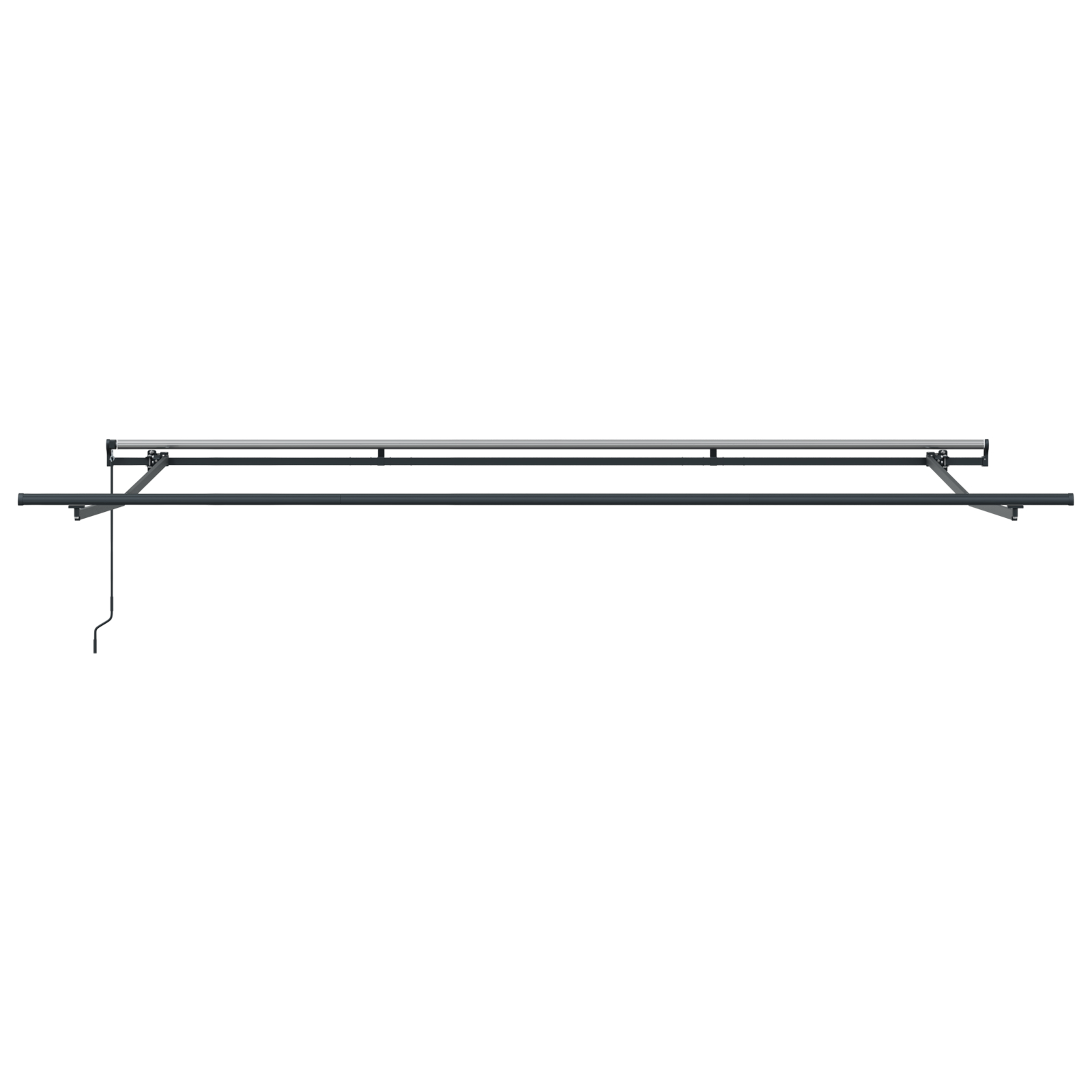 Marchiza manuală retractabilă Alb 400x300 cm, Material de schimb pentru marchiza pentru cadru de 4x3 m Alb GartenMobel Dekor