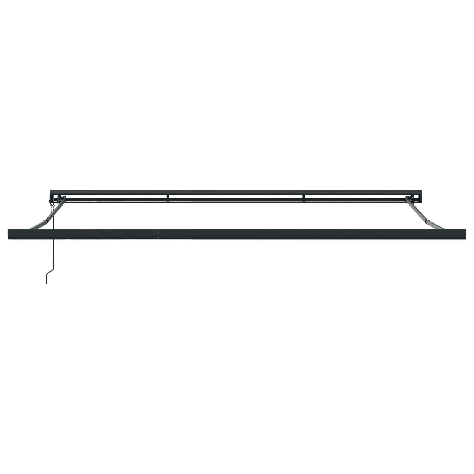 Marciză retractabilă automată neagră 500x300 cm, Material de înlocuire pentru marciză pentru cadru de 5x3 m negru GartenMobel Dekor