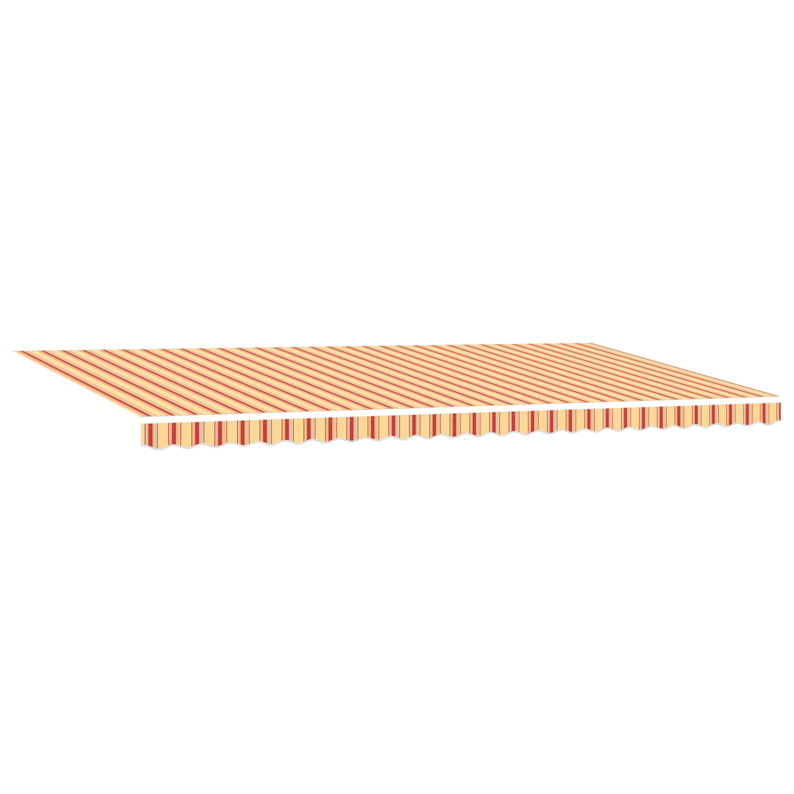 Marchiză Retractabilă Manuală cu LED Galben și Portocaliu 600x300 cm GartenMobel Dekor