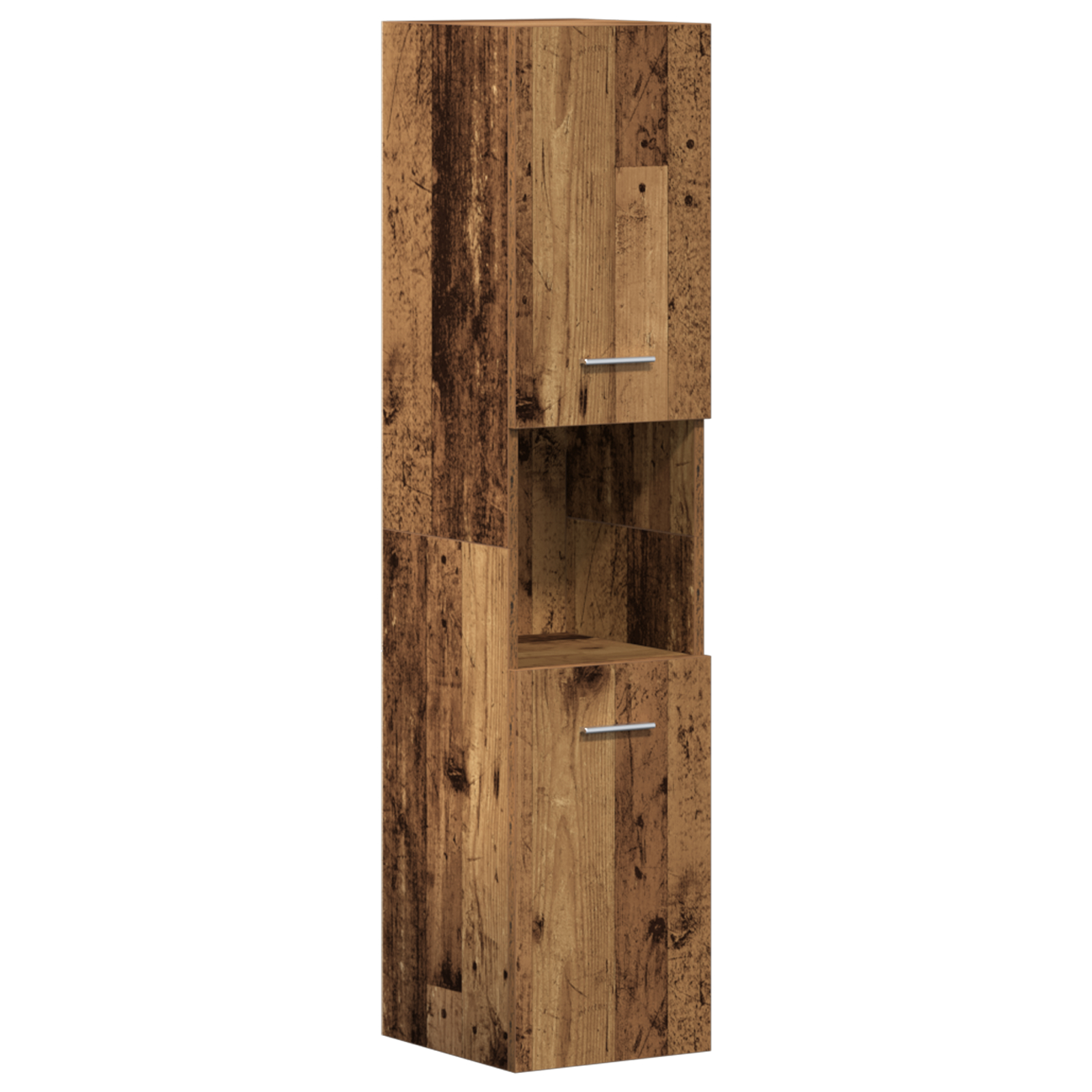 Set de 4 piese pentru baie - Lemn Raft Recondiționat GartenMobel Dekor
