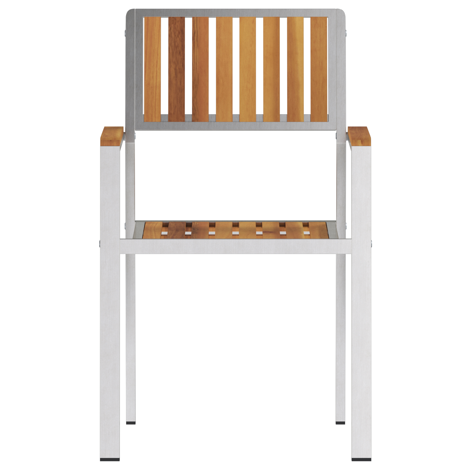 Scaune de grădină stivuibile  6 pcs 54.5x56x87 cm Lemn masiv de tec, Scaune de grădină stivuibile  4 pcs Lemn masiv de tec și metal, Scaune de grădină stivuibile  2 pcs Lemn masiv de tec și metal GartenMobel Dekor