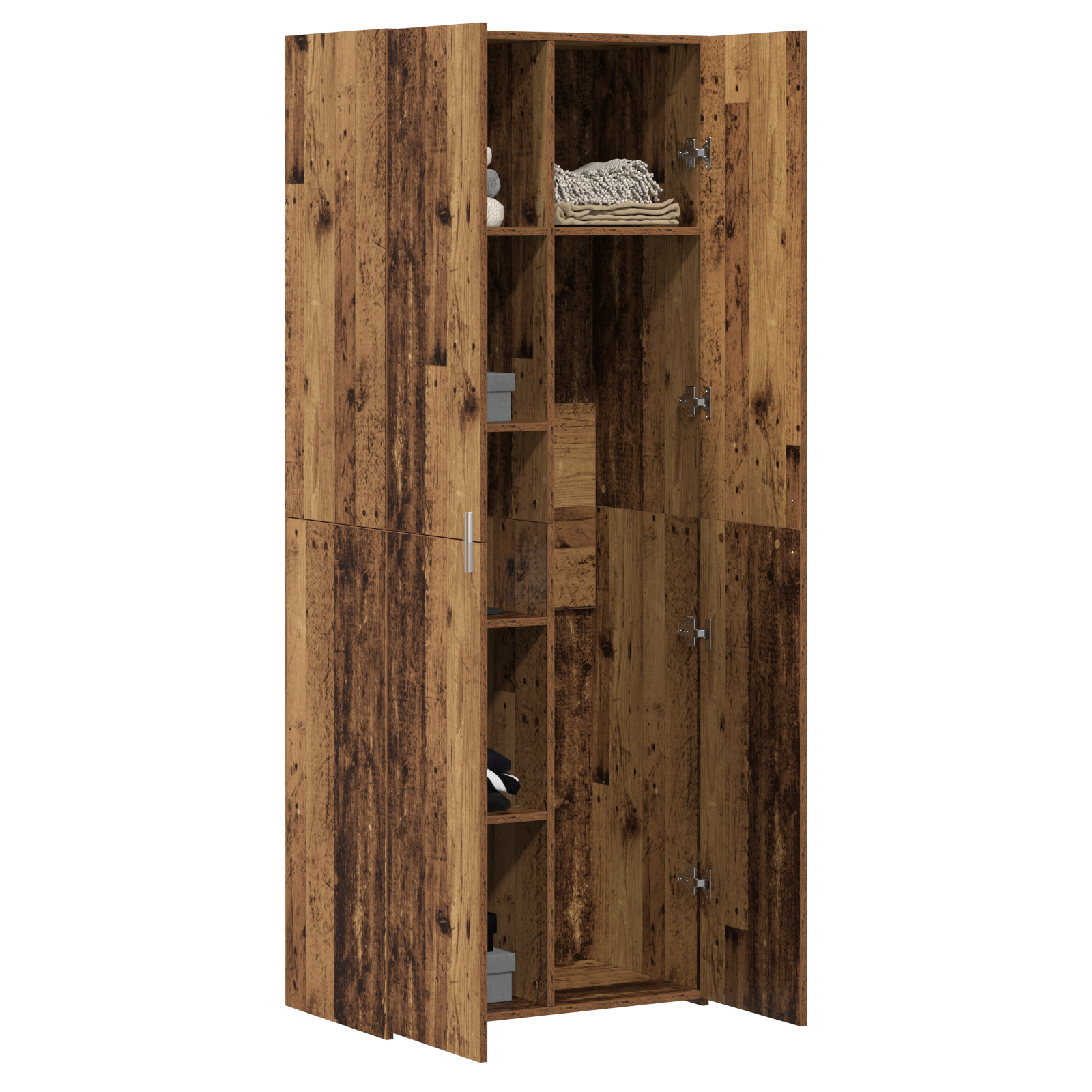 Bufet Lemn vechi 70x42.5x185 cm Lemn prelucrat GartenMobel Dekor