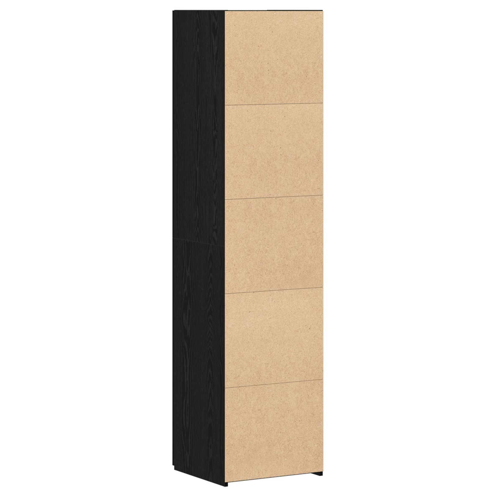 Bufet din stejar negru 45x42.5x185 cm Lemn prelucrat GartenMobel Dekor