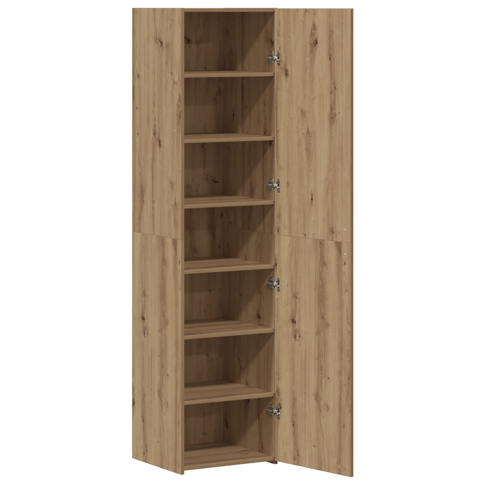 Highboard din stejar artesan 45x42.5x185 cm Lemn prelucrat GartenMobel Dekor