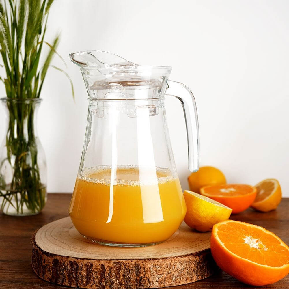 Cană de Sticlă cu Capac 1,4 l Handy KitchenServ