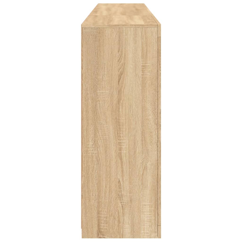 Servantă cu lumini LED, stejar sonoma, 202x37x100 cm GartenMobel Dekor