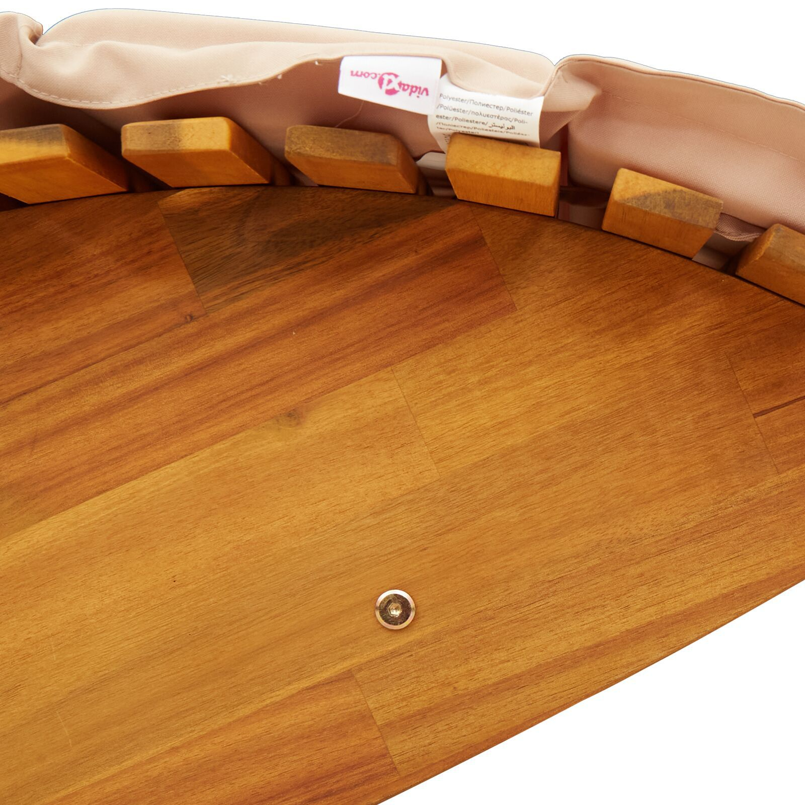 Leagăne de soare cu perne 2 bucăți din lemn masiv de acacia GartenMobel Dekor